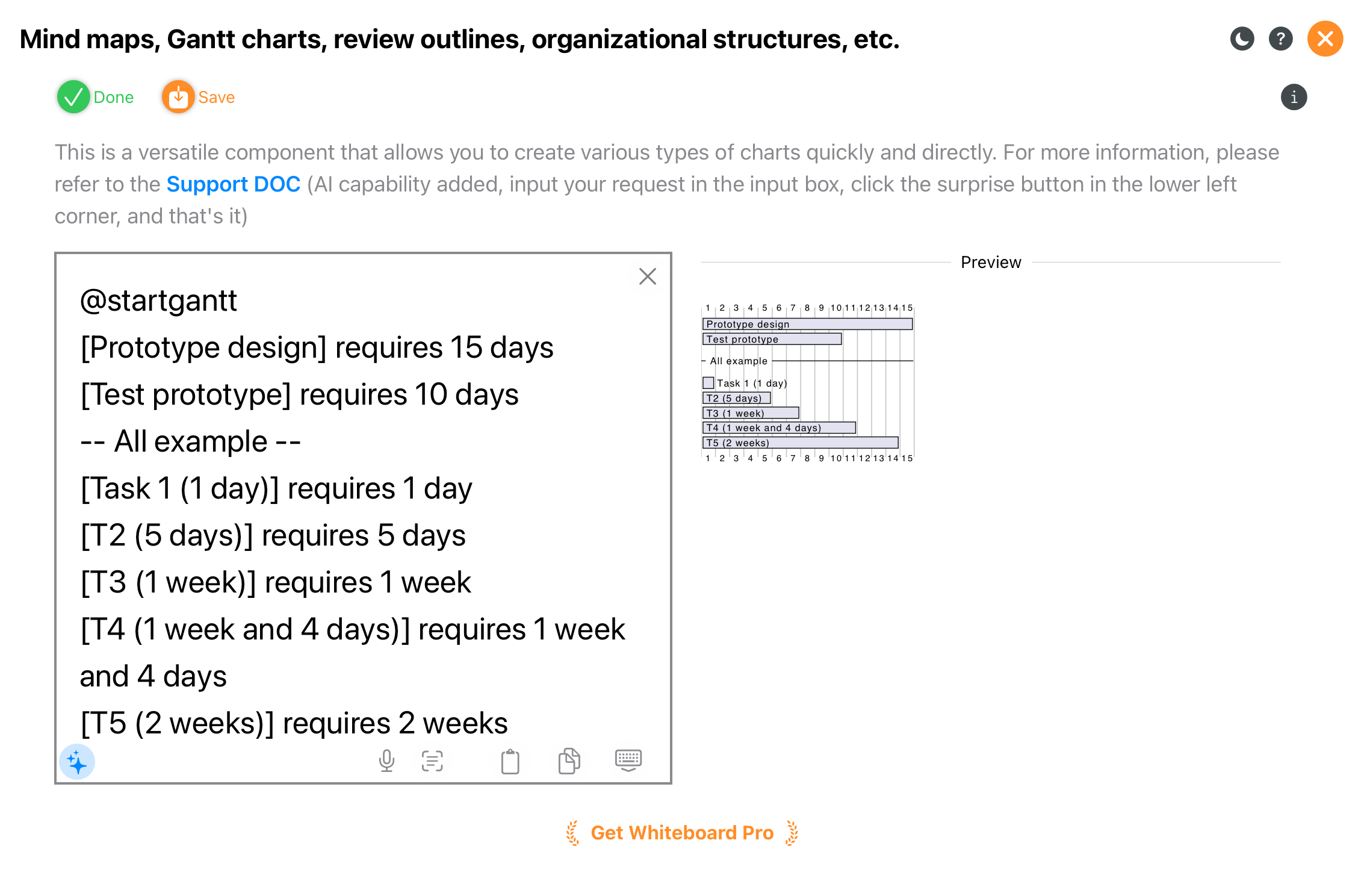 Gantt Chart
